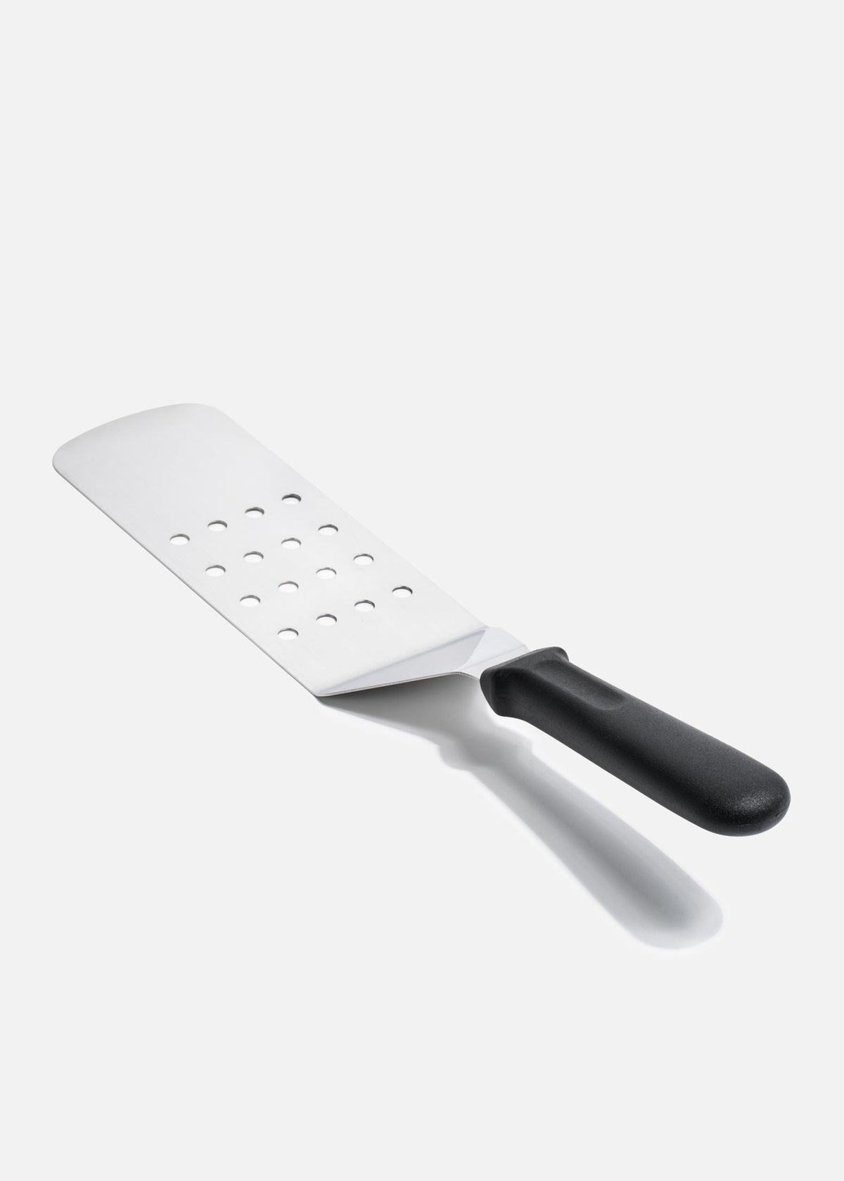 Volteador perforado de acero inoxidable plata 20 cm — imagen de producto