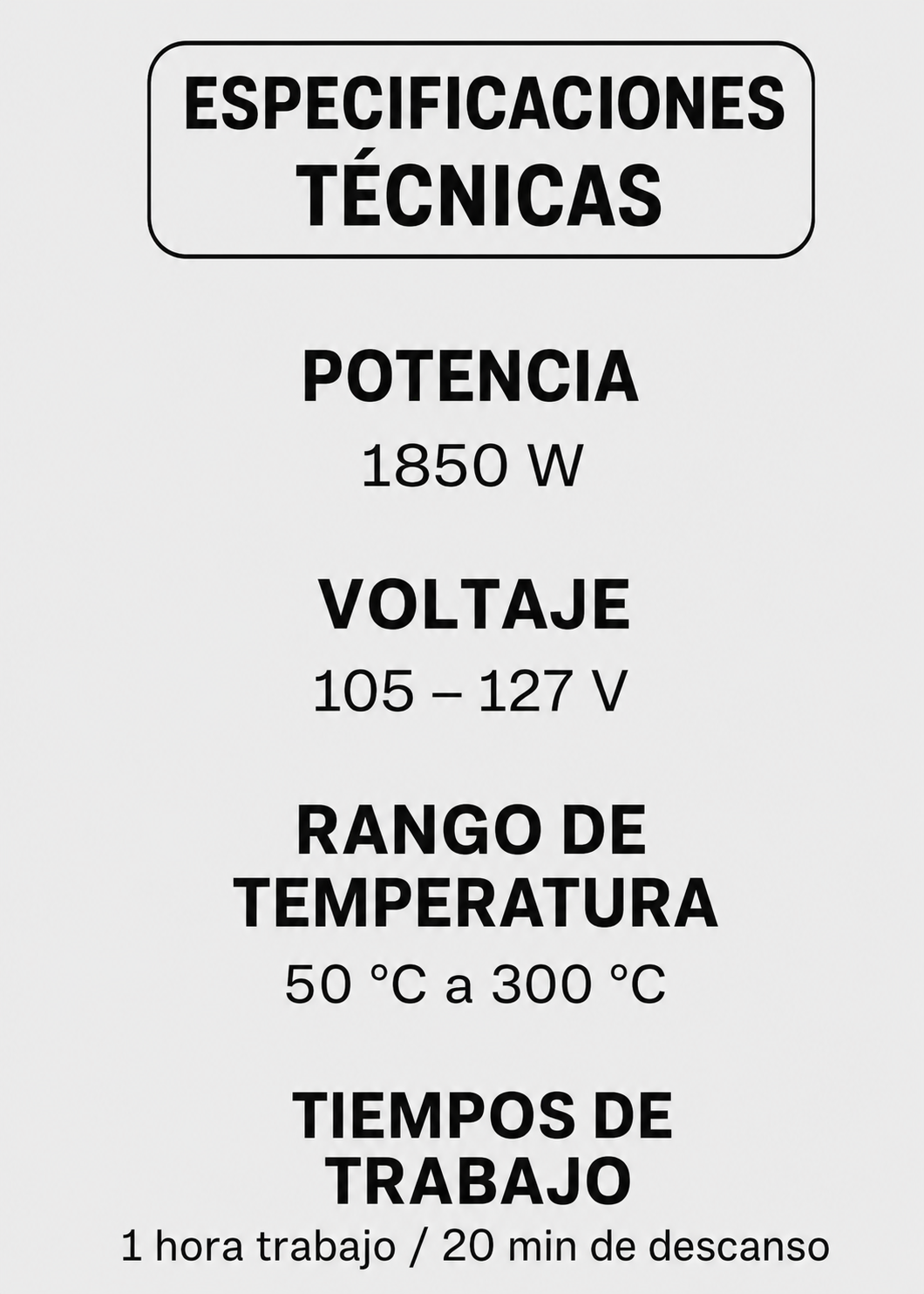Waflera belga profesional giratoria doble 1800 Watts. Rango de temperatura de 50°C a 300° C. Platos de aluminio con recubrimiento de teflón. Cuerpo de acero inoxidable. Rhino WABE-2400 — imagen de producto